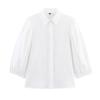 Moda Europeia e Americana Aliexpress Ins Mais Vendido Camisa Bordada Vazada+