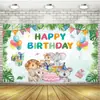 Banner de Aniversário Preto e Dourado Novo Produto Transfronteiriço Decoração de Cena Externa Layout de Cena de Festa de Natal