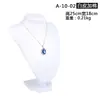 Soporte de exhibición de terciopelo para collares con vista al mar, maniquí de cuello para joyería, soporte para colgantes, mostrador de cuello de maniquí, accesorios de exhibición de joyería