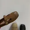 Zapatos Mary Jane Retro en forma de T para mujer, novedad primavera-verano 2026 estilo coreano punta cuadrada poco profundos planos para el trabajo y el commuting