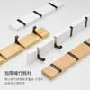 Gancho Plegable para Colgar Ropa Pared Trasera de Puerta Colgante Fila de Ganchos de Madera Maciza Montaje sin Perforaciones Vestidor Hogar Creativo Colgar Ropa en la Pared en la Entrada