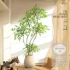 Planta Nandina Aterrizaje Planta en Maceta Interior Grande Biónica Verde Adornos Sala de Estar Lujo Ligero Flor Decorativa Árbol Falso