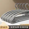 Percha de Plástico Rayada para Ropa de Adultos en Casa, Antideslizante, de Hombro Ancho, Sin Marcas de Hombro, Ángulo Anti-Hombro sin Costuras, Percha Grande para Abrigos de Invierno