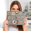 50 Pegatinas Retro Desgastadas Kit DIY para Teléfono Móvil Cuaderno Papelería Maleta Taza de Agua Decoración Pegatinas Impermeables
