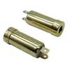 Conector Hembra Estéreo Chapado en Oro DC 3.5 es Adecuado para Teléfonos Móviles, Auriculares, Periféricos de Computadora, Toma Hembra 3.5, Conector Hembra de Audio 3.5