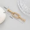 Botón de collar de perlas chapado en oro, botón de todo fósforo, cadena de suéter, hebilla de conexión, hebilla de flor de circón, accesorios hechos a mano para bricolaje, venta al por mayor