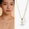 Collar de Perlas Blanco Australiano Princesa Diana, No se Desvanece, Microincrustado, Joyería Elegante, Moderno y Versátil, Collar de Alta Gama, Lujo Ligero y de Nicho