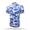 Xintown Jersey de Ciclismo Top Corto Camuflaje Estampado Nuevo Verano Top de Manga Corta Ropa de Ciclismo de Carretera para Hombre