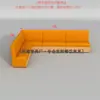 Restaurante Estilo Hong Kong, Casa de Chá, Hotel, Sofá de Canto Semicircular, Puff com Armazenamento, Canto com Armazenamento, Uso Comercial em L