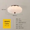 Lámpara de Techo para Dormitorio Estilo Medieval Crema Francés Dormitorio Principal Habitación de Princesa Lámpara de Espectro Completo Simple Moderna LED Sala de Estudio
