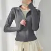 Ropa Deportiva, Ropa de Yoga, Ajustada para Mujer, Adelgazante, Secado Rápido, Manga Larga para Correr, Deportivas, Alta Elasticidad, Entrenamiento, Fitness, Tops
