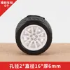 Modelo DIY Accesorios Hechos a Mano para Niños Ruedas de Coche de Juguete Coche Pequeño Goma Plástico Mini Llantas Ruedas Modelo de Coche