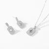 Pendientes Colgantes de Plata de Ley 925 con Forma de Mini Estrella Transfronterizos para Mujer, Elegante Estilo Europeo y Americano, Lujo Ligero, Pendientes de Personalidad de Nicho