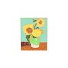 Broche de Arte de Pintura al Óleo de Van Gogh Pin de Girasol de Dibujos Animados de Celebridades Accesorio para Ropa Insignia de Metal Barnizado Vintage