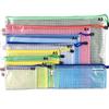 Cor grade arquivo saco multi-especificação saco de arquivo atacado transparente armazenamento de dados saco impermeável A4 saco de zíper portátil