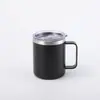 Caneca de Café de Escritório com Alça 12oz Transfronteiriça, Copo de Água Térmico, Copo Portátil Simples para Manter o Frio ao Ar Livre, Presente Corporativo