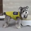 Roupas de Outono e Inverno para Pets Teddy Yorkshire Pomerânia Exterior Impermeável Quente Acolchoada 26 Bolso Jeans Roupa de Algodão de Duas Pernas