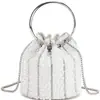 Bolso de Mano de Lujo Ligero Estilo Nuevo para Mujer, Bolso Cubo, Bolso Cruzado de Cadena de Alta Gama Versátil, Bolso de Noche para Mujer