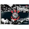 Caderno de desenho universitário (capa dura) Corinthians 80 Folhas.
