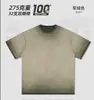 Camiseta de Manga Curta 2026 com Cordão Pesado Calça Esportiva Casual, Marca Original Tendência Shorts de Cinco Pontos Lavagem Reversa Retrô, Shorts de Rua
