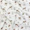 Tela estampada de algodón, 40 piezas, venta al por mayor, estilo coreano, tela con estampado floral pequeño, pantalones a prueba de mosquitos, ropa para niños, hogar de mujer, popelina