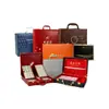 Caixas de Embalagem Personalizadas, Caixas de Couro tipo Clamshell, Caixas Gaveta Flip-Top para Presentes Corporativos, Caixas para Joias, Caixas de Mahjong, Caixas de Couro PU, Feitas Sob Medida
