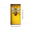 Serie de cortinas de puerta y telas colgantes temáticas de temporada de Temu transfronterizas, con impresiones de alta definición de colibríes, abejas y decoraciones de Acción de Gracias