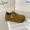 4.5cm Altura Interior Suela Gruesa Zapatos Birkenstock Mujer 2026 Otoño Nuevo Suela Suave Ligera Zapatos Mula Casual Velcro