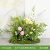 Ventana yamp; Divisor Caja de Plantas Florales Artificiales Jardín Paisaje
