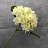 Película Western Americana Tacto a Mano Hortensia Accesorios para el Hogar Florales Lavable Hortensia de Cabeza Única con Hoja Accesorios de Boda