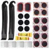 Parche frío para bicicleta pegamento palanca de neumáticos kit de herramientas de reparación de neumáticos parche de neumático sin pegamento herramienta de reparación de neumáticos de bicicleta de montaña