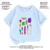 Comércio Exterior Numberblocks blocos de construção digitais roupas infantis camiseta de manga curta top para meninas blusa básica casual ins