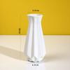 Vaso de Cerâmica Pequeno Fresco Hidropônico Vidro Transparente Arranjo de Flores Simples Branco Moderno Escandinavo Sala de Estar Decoração de Casa Enfeites
