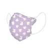Máscara 3D Vansbear infantil estampa de desenho animado KN95 proteção de quatro camadas 95 meltblown bolsa colorida caixa colorida