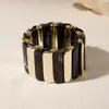 Pulsera de Cordón Elástico Acrílico Moda Retro Transfronteriza Europea y Americana para Mujer Brazalete Temperamento de Mujer Europeo y Americano Joyería Exquisita