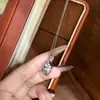 Collar Colgante de Oro Rosa Avellana de Alta Gama Más Vendido en Internet con un Toque de Lujo Ligero y Sofisticado, Venta al por Mayor