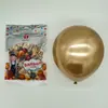 Atacado de Ano Novo 5 polegadas 10 polegadas 12 polegadas 18 polegadas Bola de Metal Decoração de Aniversário Casamento Conjunto de Barraca Balões