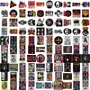 100 adesivos de graffiti rock estilo banda KISS. Adesivos à prova d'água DIY para guitarras, cadernos e malas. Cooperação transfronteiriça
