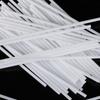 Fábrica em estoque atacado 3*120 transparente PP haste de bandeira de manivela manual pp plug-in para bolo transparente oco suporte de chumbo de estrada