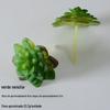 Suculentas Artificiais Cuidadosamente Selecionadas, Decorações de Plantas Verdes, Combinação de Mini Enfeites de Cactos, Bonsai de Suculentas em Vaso