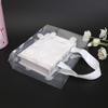 Bolsa de plástico transparente gruesa para tienda de ropa de mujer, bolsa de ropa para niños, bolsa de compras portátil para regalo, bolsa de cosméticos al por mayor