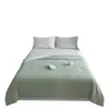 Colcha fresca de verano de seda de enfriamiento tipo nailon, modelo nuevo Clase A, lechosa y refrescante, ropa de cama fina de enfriamiento de color sólido, helado
