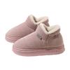 Pantuflas de Algodón con Talón Cubierto para Personas Mayores y Damas Invierno Hogar Interior Cálido Felpa Gruesa Calzado Exterior de Algodón para Hombres Venta al por Mayor