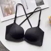 Ropa interior con cierre frontal para mujer, pecho pequeño, push up, fina, nueva 2022, sin costuras, espalda bonita, realce de senos, anti-flacidez, sujetador transpirable