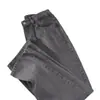 Jeans de Pierna Recta para Hombre, Marca de Moda, Estilo Hong Kong, Pantalones Casuales Sencillos, Primavera y Otoño, Lavados, Versátiles, Corte Holgado, Jeans para Hombre