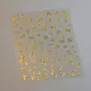 Adesivos para Unhas Tensor Light Luxury Retro Estrela e Lua M861 Menina Mágica Pedra Preciosa Coração Explosão de Diamantes Adesivos para Unhas