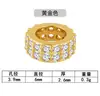 Prata Esterlina S925 Contas Espaçadoras de Diamante Alta Retenção de Cor Zircônia 18K Acessórios de Prata DIY Pulseira Colar Contas Rodadas