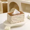 Caixa de Lenços de Papel de Luxo com Design Criativo Transfronteiriço, à Prova de Poeira, com Alto Valor Estético para Sala de Estar, Carro, Banheiro e Restaurante