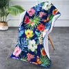 Toalla de playa suave absorbente con impresión digital al por mayor de fábrica, toalla de baño de microfibra portátil de secado rápido para verano