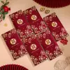 Bolsas de Sobre Rojo para Bodas, Rojo Vino, Gama Alta, Bolsas de Regalo de Mil Yuanes, Nuevo Estilo 2026, Bolsas de Dinero para Regalo de Boda